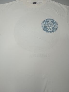 Vintage Single Stitch Tijuana,Mexico T Shirt Size L Aztec Calendar Graphic